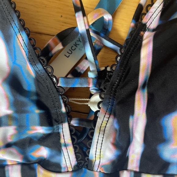 Brand New Lucky Brand Multi-Coloured One-Piece Swimsuit - Picture 7 of 14